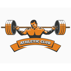 时尚健身健美LOGO设计矢量素材