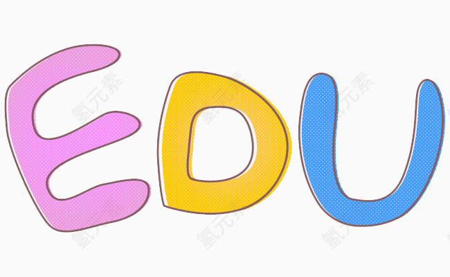 彩色英文字母