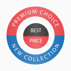 促销活动圆环标签