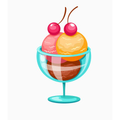 精美卡通冰淇淋