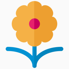 卡通精美花朵图标