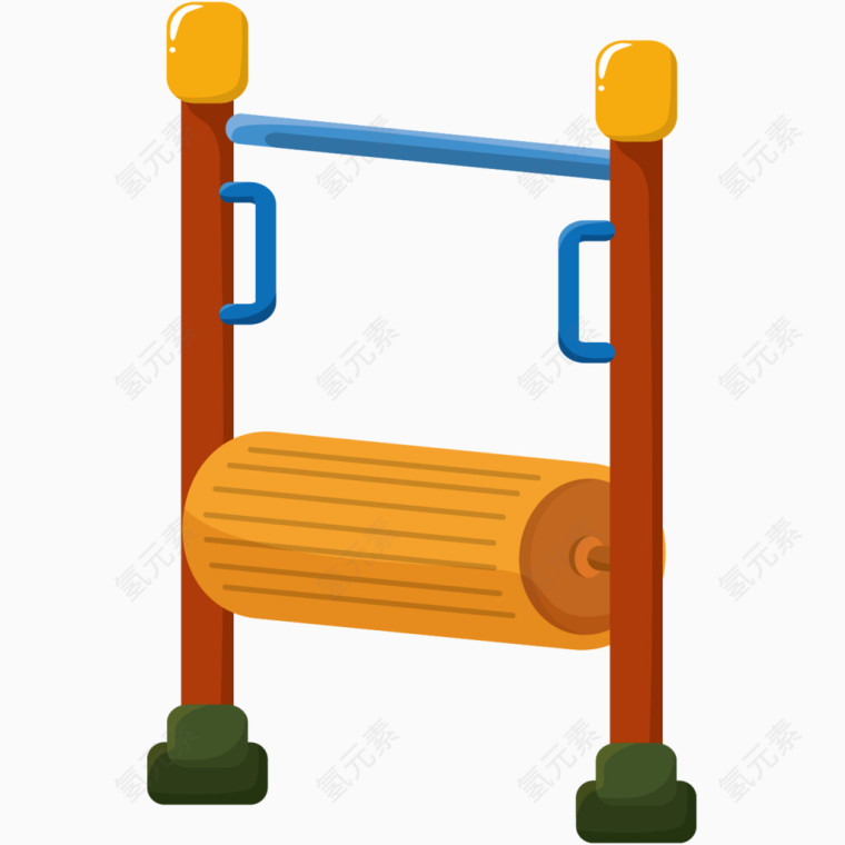 卡通体育锻炼器材