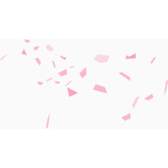 唯美创意花纹飘落