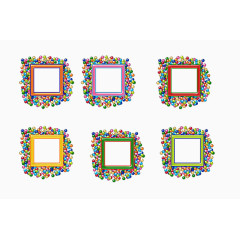 正方形边框纹理