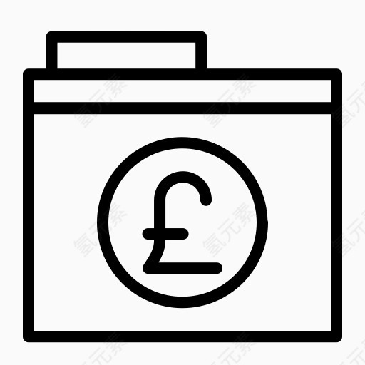 货币电子商务金融金融文件夹钱英镑货币英镑的2卷