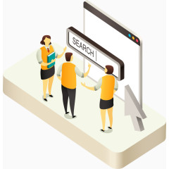 矢量扁平化商务元素