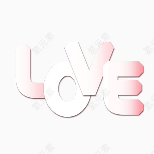 love英文字变形