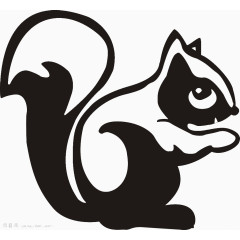 松鼠 卡通 动物 轻盈 跳跃