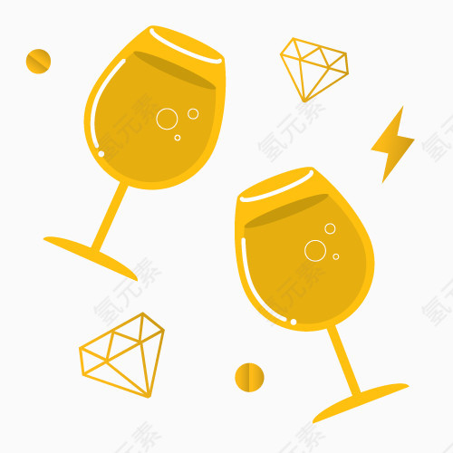 杯子 可爱卡通图案 萌 Q版风格