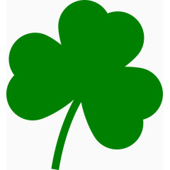 手绘植物三叶草苜蓿红花草