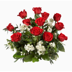 红玫瑰花束 