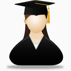 研究生女漂亮的办公室图标设置第部分