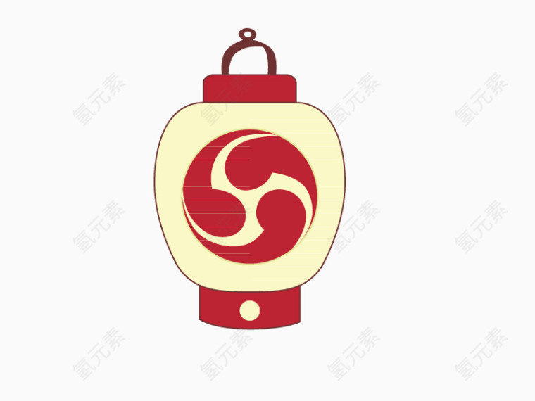 灯笼卡通矢量素材