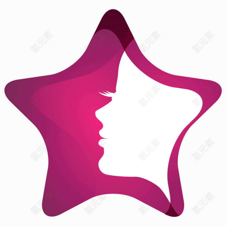 女性标志元素素材