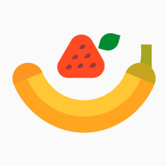 扁平化香蕉草莓
