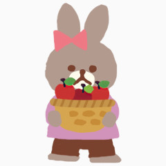 可爱卡通小熊PNG元素