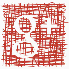 谷歌加媒体笔素描社会笔示意图