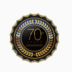 复古金色装饰标签