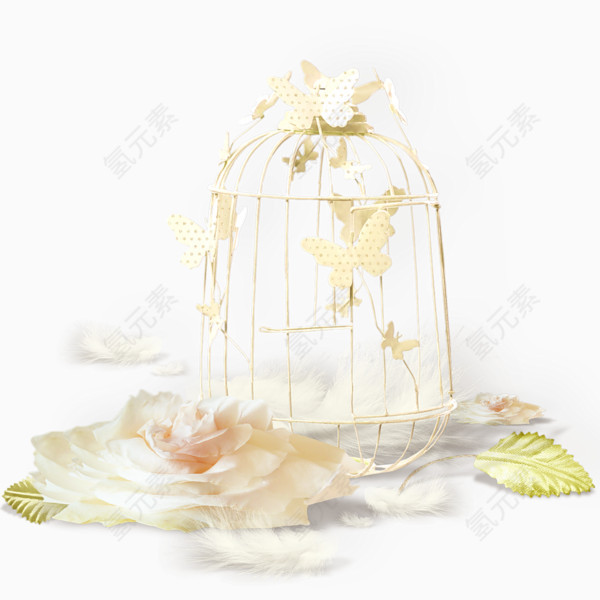鸟笼PNG免扣素材