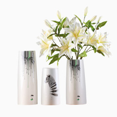 时尚花瓶百合