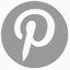 最小的光灰色Pinterest-icons