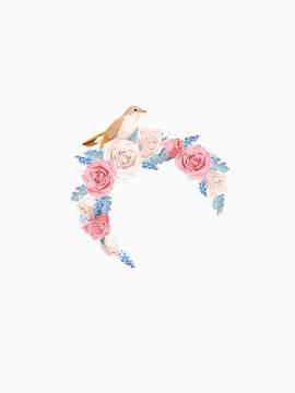 梦幻鲜花花纹