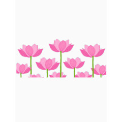 荷花卡通图