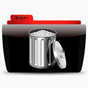 trashfull黑暗文件夹图标