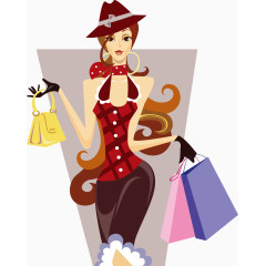 购物女郎