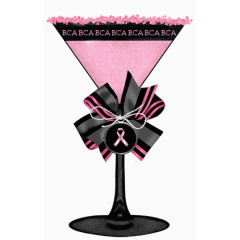 卡通手绘粉色冷饮杯