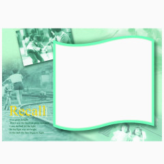 相册边框PNG透明图片素材