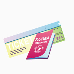 旅行 登机牌 护照