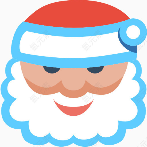 圣诞老人christmas-flat-color-icons