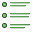 列表无序绿色ChalkWork-EDITING-CONTROLS-icons