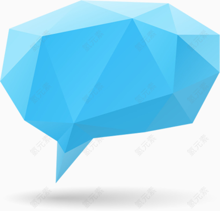 几何图形气泡形状