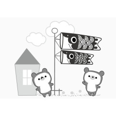 日式小清新卡通装饰