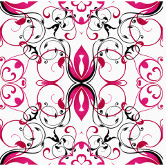 紫红色花边花藤背景