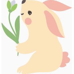 可爱卡通小兔子