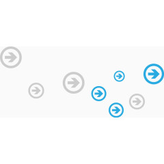 蓝色科技抽象箭头