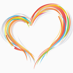 七彩爱心