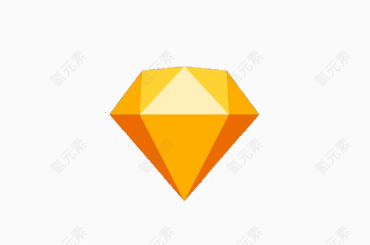 金黄色闪光钻石卡通图案