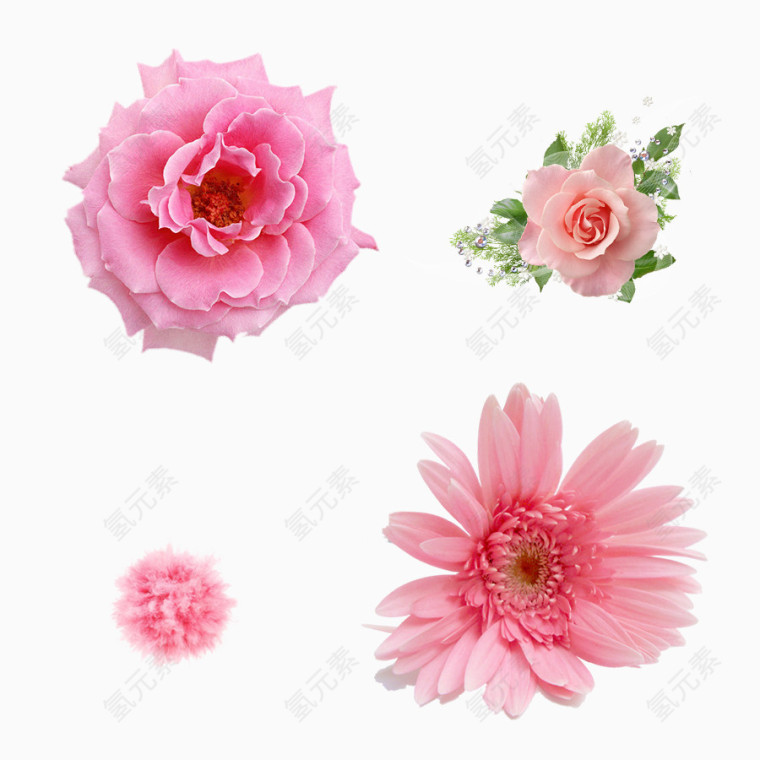 四朵花