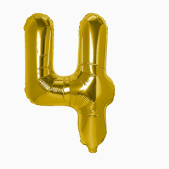 金色气球数字艺术字