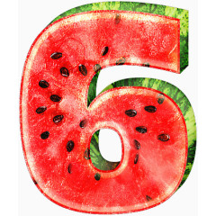 西瓜数字6