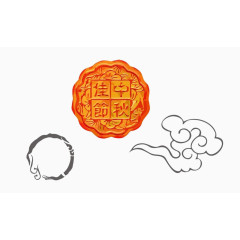 月饼素材3d月饼图片素材