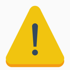 三角形感叹号警告图标