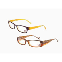 木十九浅色边框眼镜