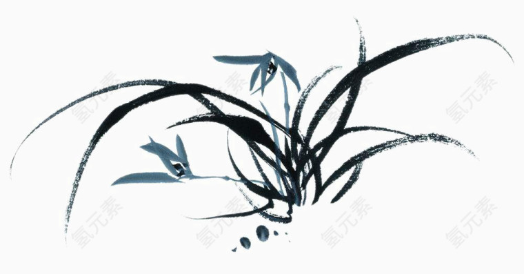 写意兰草