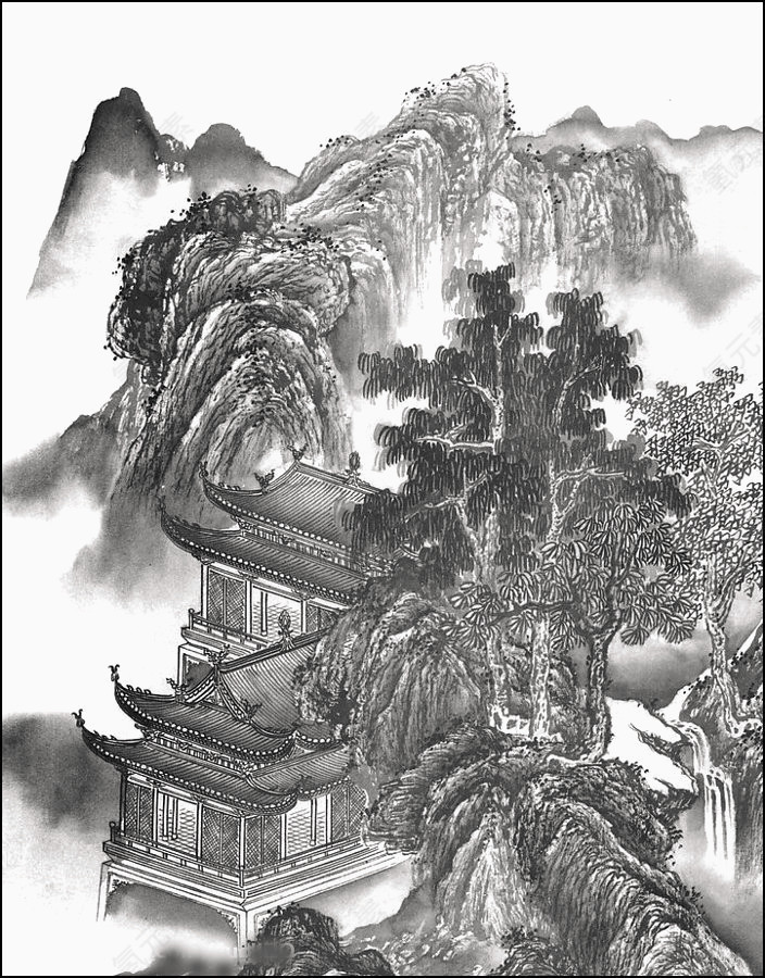 水墨山水