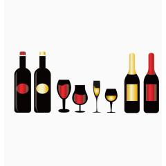矢量酒瓶合集